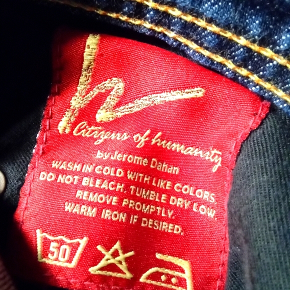 VINTAGE🌟 CITIZENS OF HUMANITY DESIGNER JEANS 002 INGRID STRETCH LOW WAIST FLAIR - Picture 5 of 5